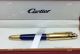 AAA Grade Cartier Panthere Rollerball Pen for Gift - Blue and Gold Pen (4)_th.jpg